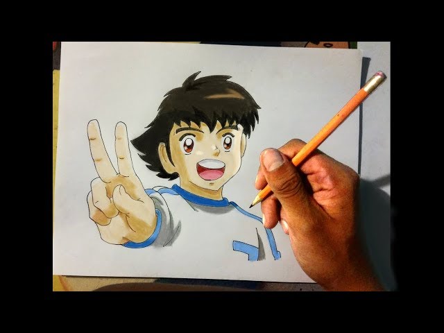 Cómo dibujar a Oliver Atom | How to draw Captain Tsubasa