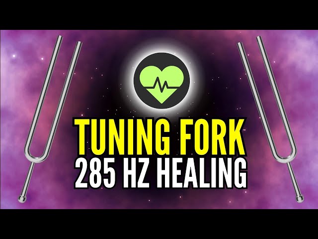 285 Hz Tuning Fork for Healing Injuries, Wounds, Tissue & Organs