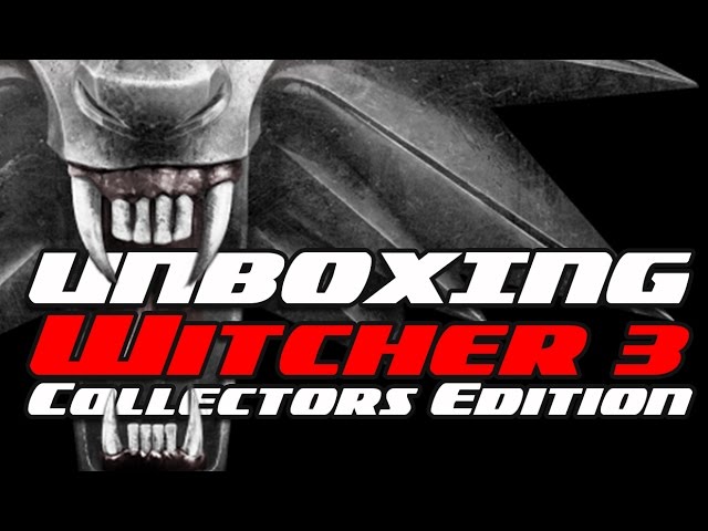nooboo_2 Unboxes - Witcher 3 Collectors Edition XBOX One
