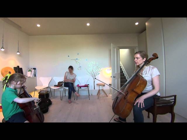Cello Lesson Bouree by Handel (Suzuki Book 2)