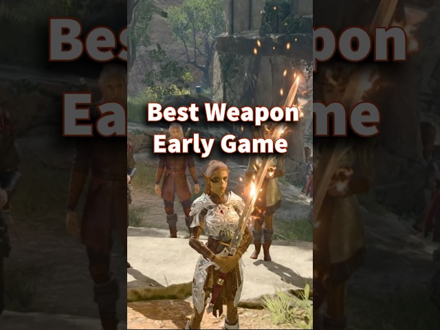 Best Weapon in Baldur’s Gate 3 Early Game #baldursgate3 #baldursgate3gameplay #baldursgateiii