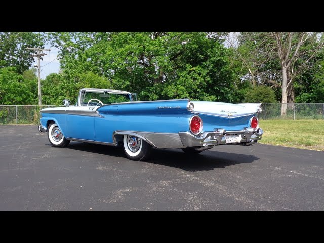 1959 Ford Fairlane 500 Skyliner Retractable & 352 CI Engine & Ride - My Car Story with Lou Costabile
