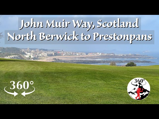 Day 2 of Hiking the John Muir Way in Scotland (360-degree, VR Videos of Hiking in Scotland)