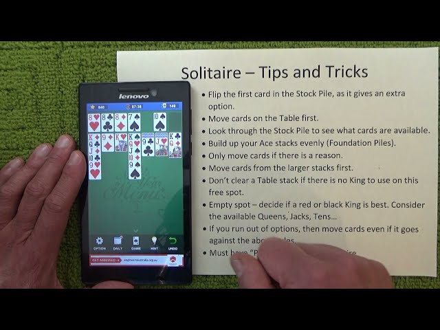 How to Win at Solitaire - Tips, Tricks & Strategies - Step by Step Instructions - Tutorial