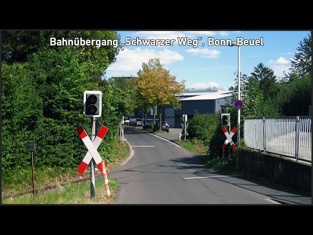 Bahnübergang "Schwarzer Weg", Bonn-Beuel ++ Pintsch Bamag sichert RSE-Express zu PM, 2/9