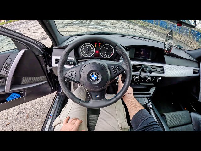 2005 BMW 5 E60 [2.5 525D 177HP] |0-100| POV Test Drive #1656 Joe Black