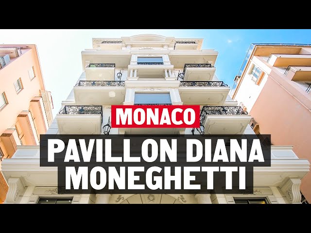 Living in Monaco - Monte-Carlo. Touring Villa Pavillon Diana in Moneghetti