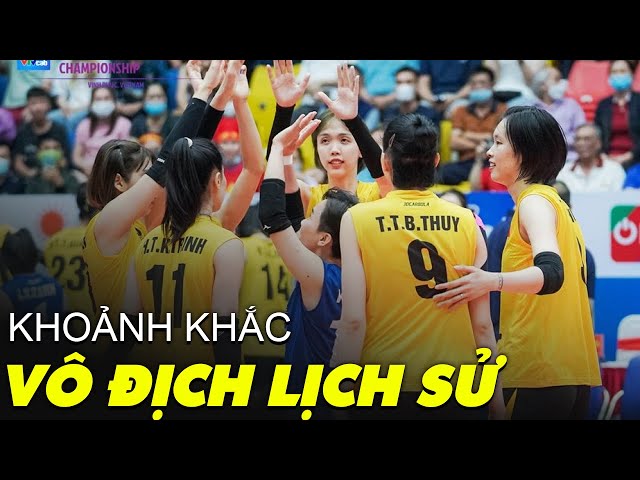 Khoảnh khắc lên ngôi vô địch làm nên "LỊCH SỬ" của bóng chuyền nữ Việt Nam tại AVC 2023.