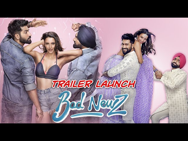 Bad Newz LIVE Trailer Launch Bash: Triptii Dimri, Vicky Kaushal, Karan Johar & Ammy Virk