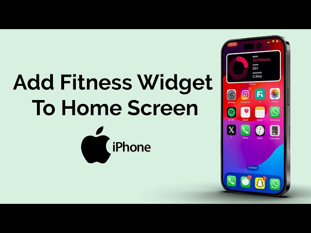 How To Add Fitness Widget To iPhone Home Screen?