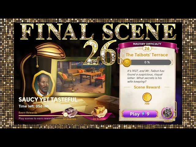 June's Journey Secrets 3r FINAL SCENE 26 The Talbot's Terrace Silhouette Mode 4K