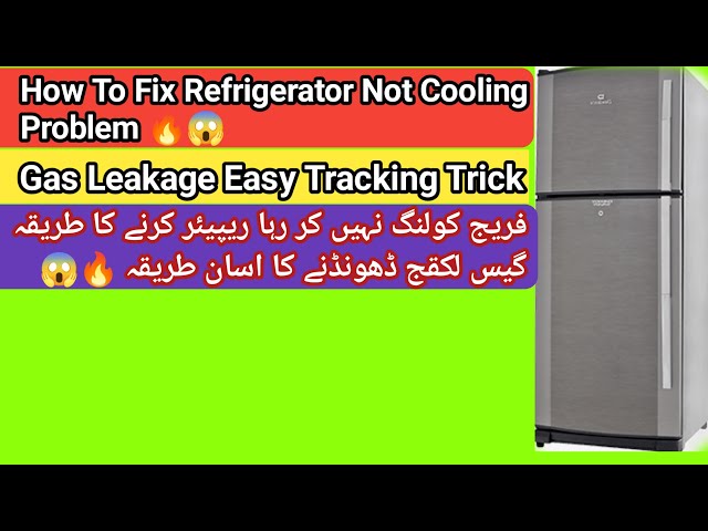 How To Fix Refrigerator Not Cooling Problem Gas Leakage Easy Tracking | All Repair DIY