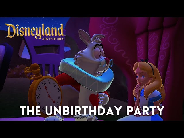 Disneyland Adventures - Walkthrough 2K 60FPS HDR - The Unbirthday Party