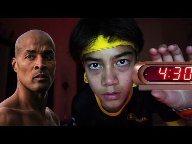 14 Year Old Trains Like "David Goggins" for 24 Hours