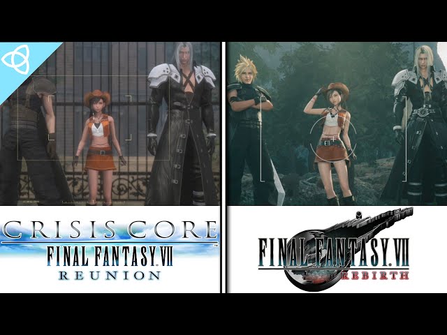Final Fantasy VII Rebirth vs. Crisis Core Reunion (Spoilers) | Side by Side