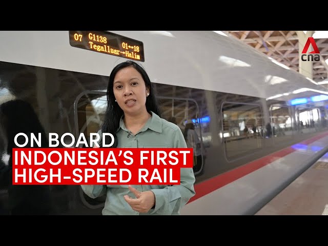 What it’s like on board Indonesia’s first high-speed rail from Jakarta to Bandung