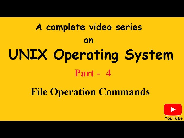 UNIX Operating System Part 4 | UNIX Commands | UNIX in Hindi for beginners | By Prem Sir | PremnArya