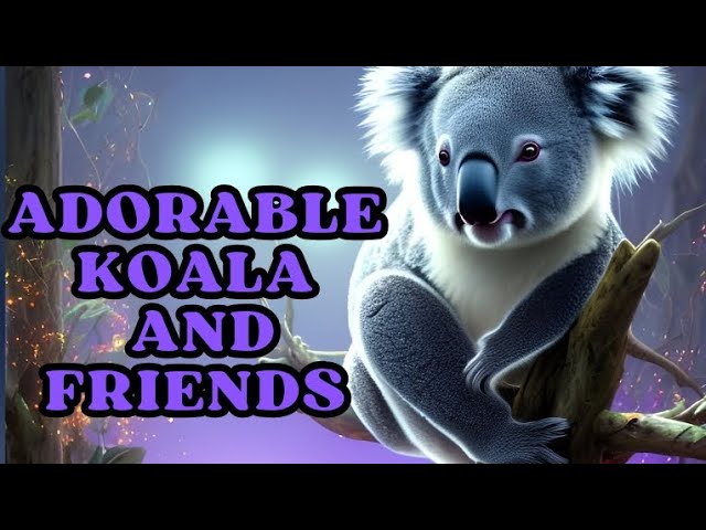 Adorable Koala and Friends: A Heartwarming Wildlife Encounter!