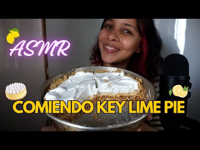 ASMR | comiendo KEY LIME PIE