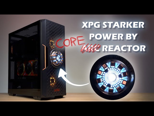 We Built a Gaming PC Under $2000 "Power by Iron Man's ARC Reactor" With XPG "Starker" Case