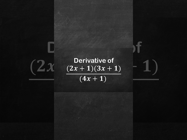 How to find derivative step by step? #shorts #calculus #derivatives #differentiation