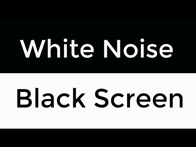 White Noise Black Screen for Tranquil Ambiance | 24 Hours | White Noise for Sleep & Relaxation