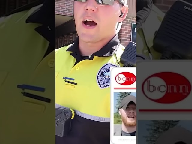 Cop Gets Owned with humor and wit! Comedy on Cops! ID Refusal! 1st Amendment Audit #short #funny