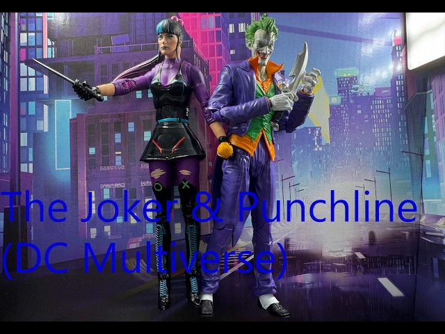 The Joker & Punchline (DC Multiverse) 2-Pack 7" Figures  mcfarlanetoy 小丑&笑點 廣東話 玩具開箱