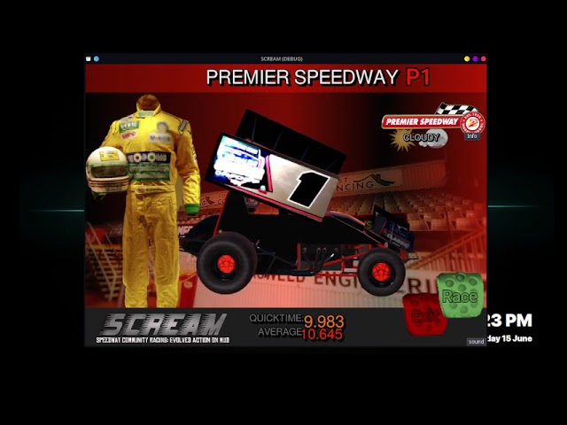 SCREAM: Speedway Community Racing Evolved Action on Mud. Quicktime Update