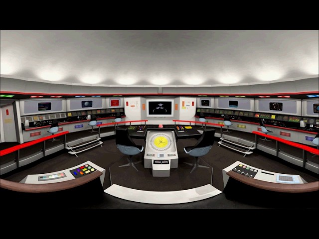Virtual Star Trek Enterprise Bridge in 360° VR 3D 4k - @NextWorldVR