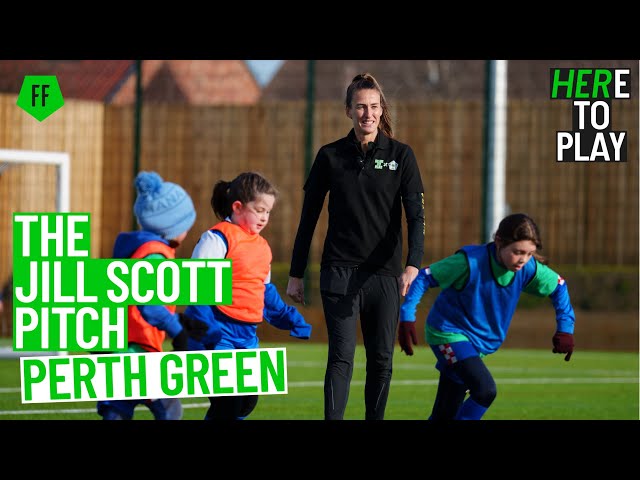 Introducing the Jill Scott pitch | Lioness legend unveils Football Foundation pitch | Here to Play
