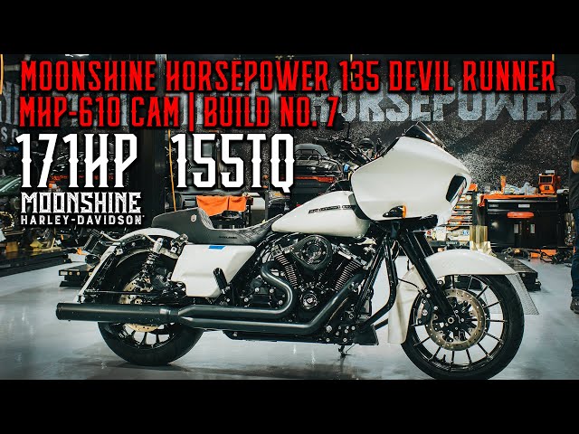 Moonshine Horsepower 135 Devil Runner M8 171HP 155TQ |  Bike Build No. 7