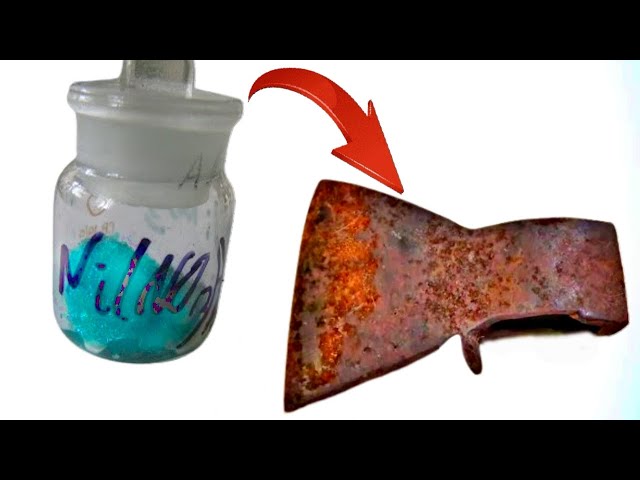 Restoration axe and electroplating- Do you like axe? Simple practical inventions