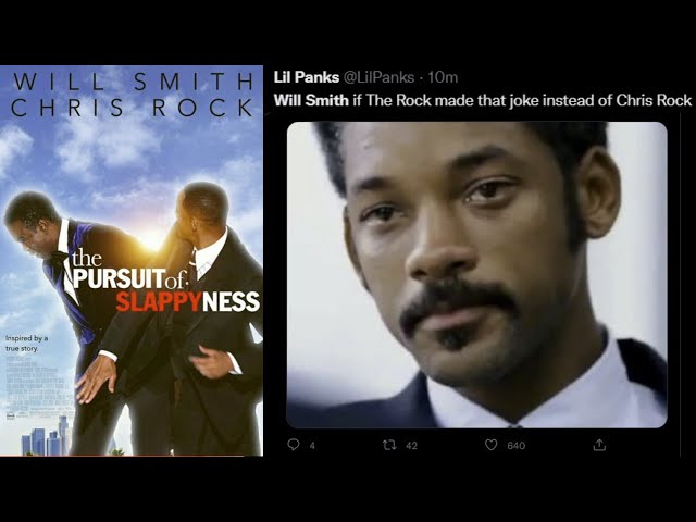 How other celebrities reacted to Will Smith punching Chris Rock + funniest memes
