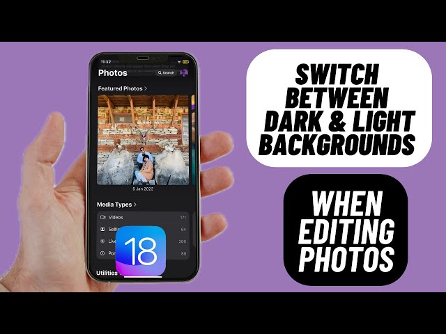How to Switch Between Dark & Light Backgrounds When Editing Photos in iOS 18
