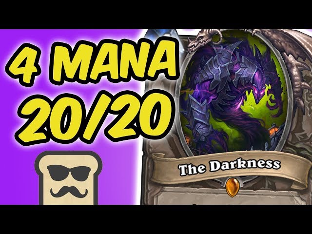 THE DARKNESS: 4 MANA 20/20?! | KOBOLDS AND CATACOMBS | HEARTHSTONE | DISGUISED TOAST