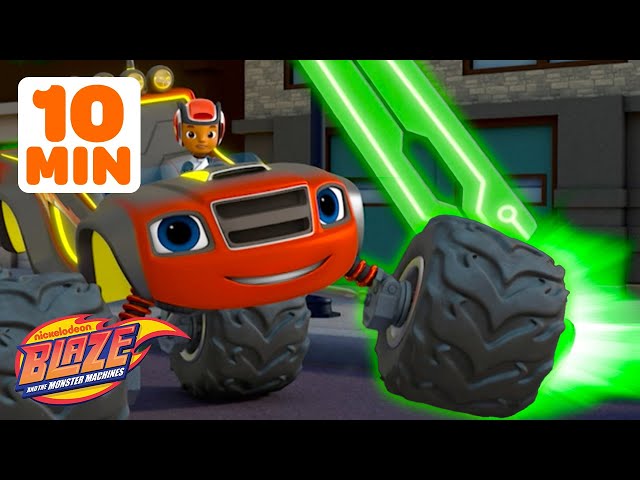 Blaze's Coolest SWORD Missions and Rescues! 🗡️ w/ AJ | Blaze and the Monster Machines