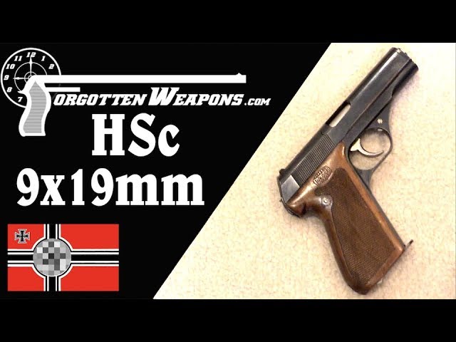 Prototype Locked-Breech 9x19mm Mauser HSc