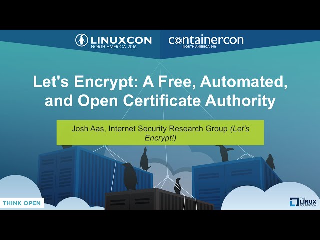 Let's Encrypt: A Free, Automated, and Open Certificate Authority by Josh Aas