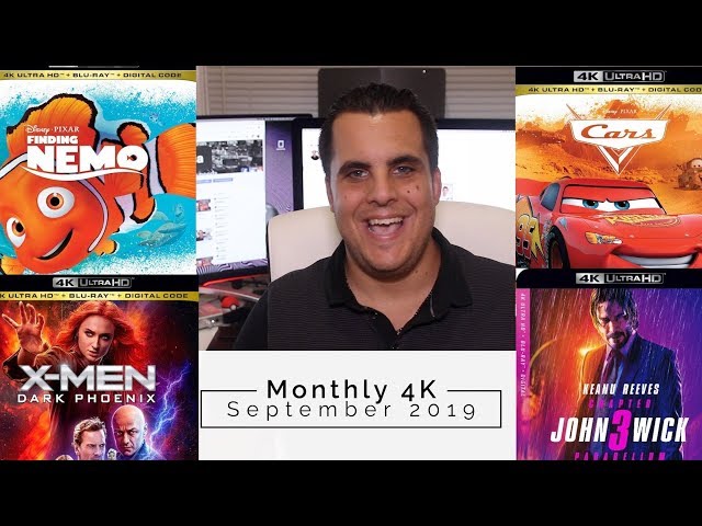 4K Monthly Releases September 2019