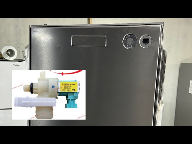 How to replace water valve on an Asko dishwasher 545953