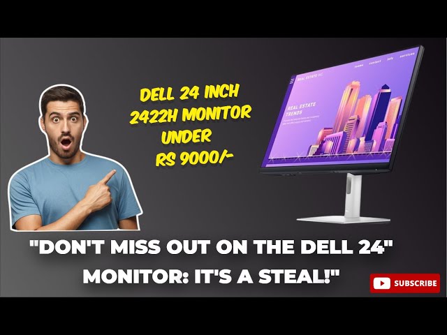 "Best Deal Alert! Dell 24 Inch 2422H Monitor - Cheapest Price Ever!"