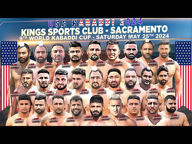 LIVE - 2024 USA Kabaddi - Sacramento Kings Kabaddi Cup 2024 - Week 1