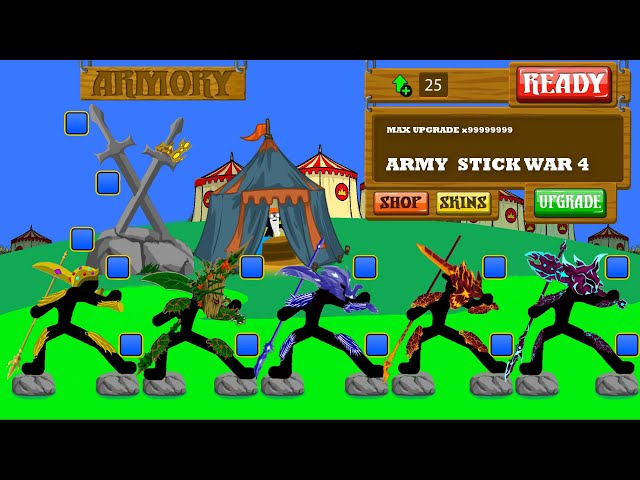 New Update + Upgrade Army Stick War 4 Max Level x999999999 Power | Stick War Legacy