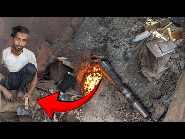 Making Iron shovel for home | Making iron spade for home use