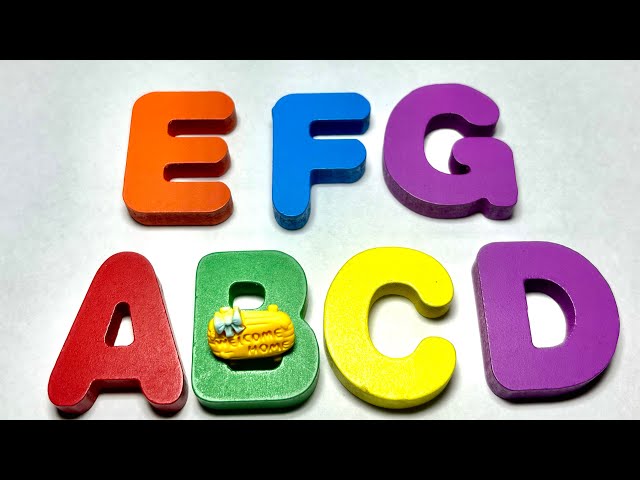Collection of uppercase alphabet dotted lines, ABCD for kids, Rhymes, A to Z, PC301