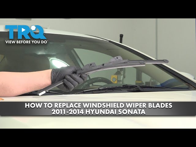 How to Replace Windshield Wiper Blades 2011-2014 Hyundai Sonata