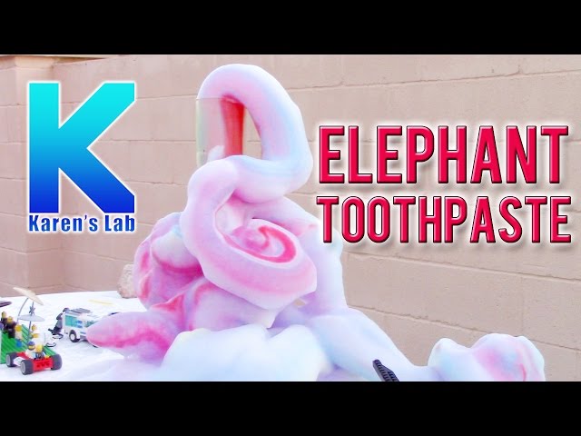 Elephant Toothpaste | Chemical Reaction | Creativity | Innovation