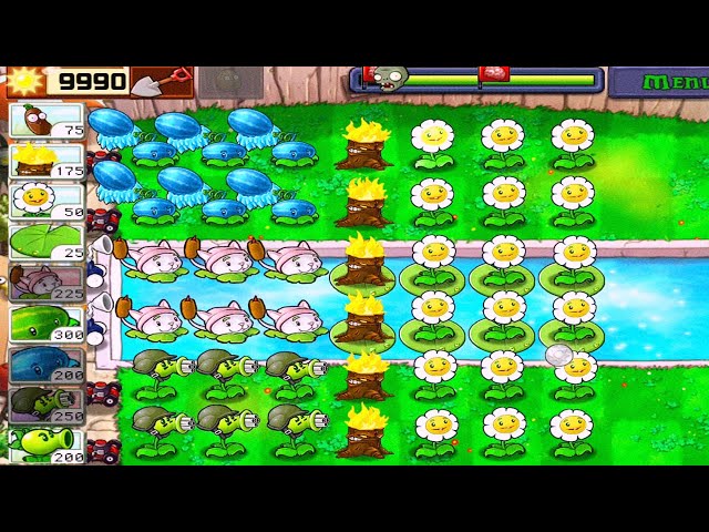 Plants vs Zombies || Adventure Pool Level 1 Full Gameplay HD [ 1080p ]