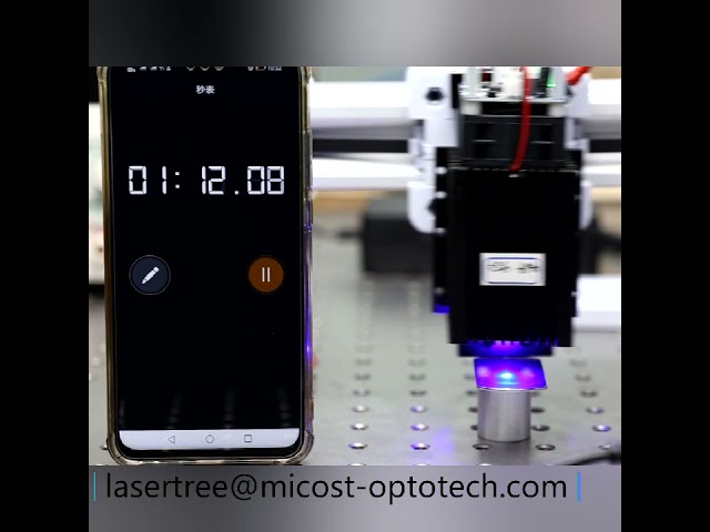 Lasertree 40W Laser Module Engrave on Stainless Steel
